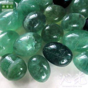 【沁光晶礦】Fluorite 綠螢石滾石